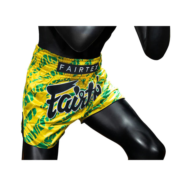 Fairtex Muay Thai Shorts - BS1959 Yellow/Green