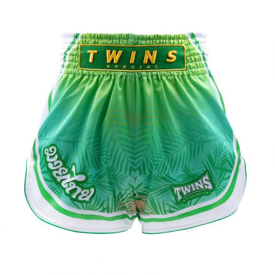 TWINS SPECIAL Muaythai Short TBS-ELEMENT GREEN