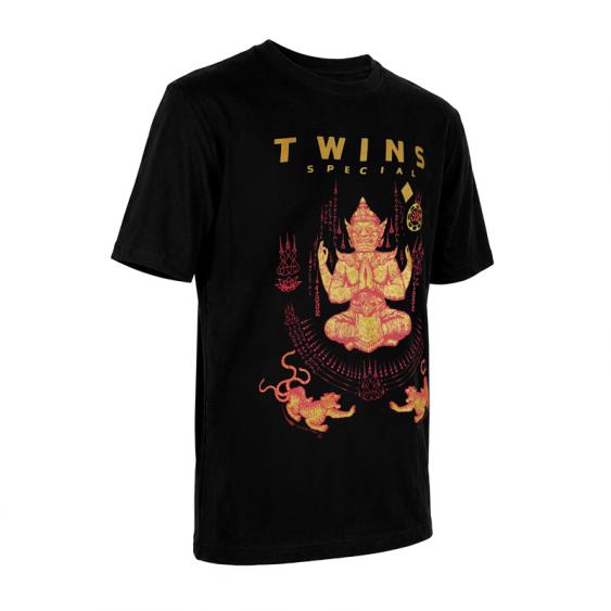 Twins Special Muaythai T-SHIRTS-08 BLACK