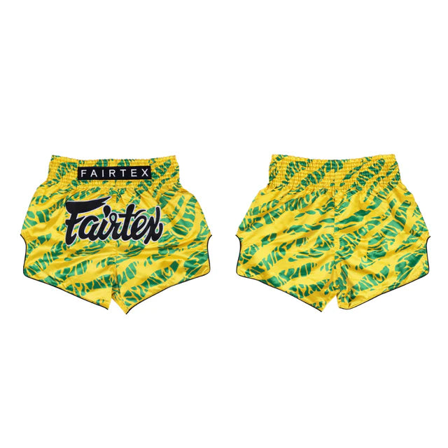 Fairtex Muay Thai Shorts - BS1959 Yellow/Green