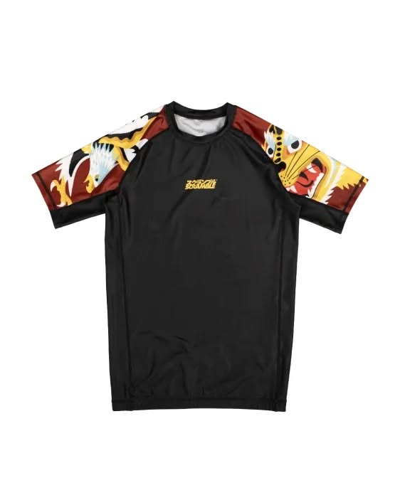 SCRAMBLE Sukajan Short Sleeve Rashguard