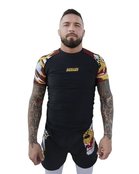 SCRAMBLE Sukajan Short Sleeve Rashguard
