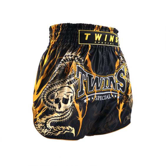 TWINS SPECIAL Muaythai Short TBS-MORAY(BLACK/GOLD)