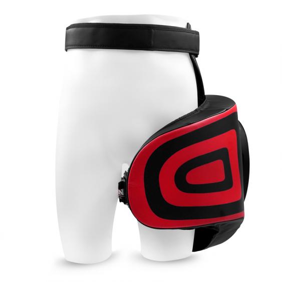 TWINS SPECIAL TTS2 THIGH PROTECTOR BLACK/RED