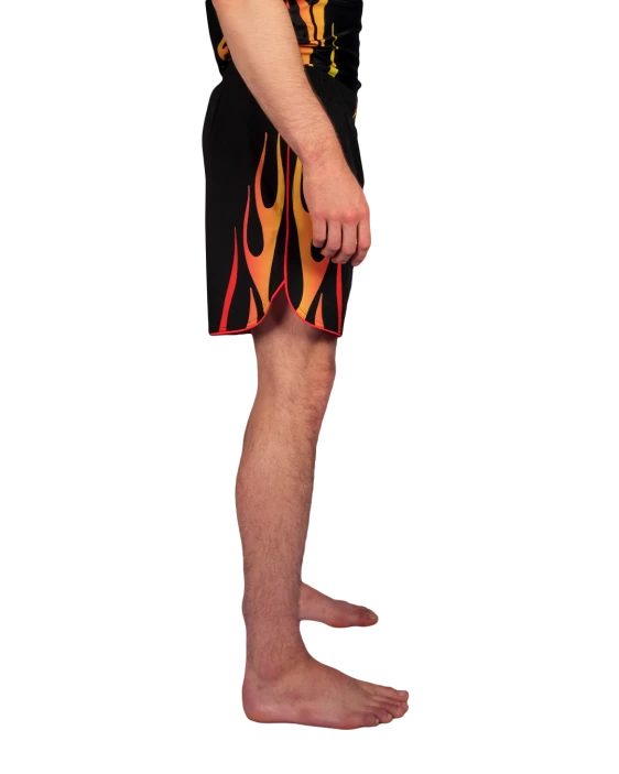 SCRAMBLE 1998 Fire Shorts – Black