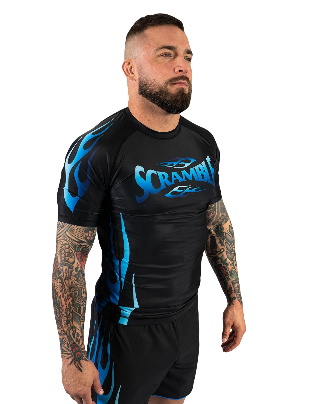 SCRAMBLE 1998 Ice Rashguard – Black
