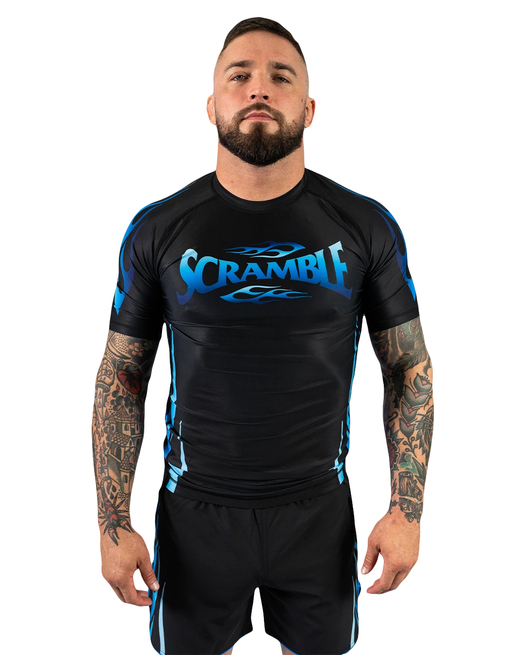 SCRAMBLE 1998 Ice Rashguard – Black