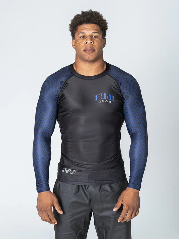 FUJI Oni Samurai Flex Lite Rashguard Blue