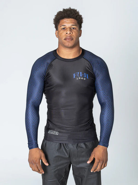 FUJI Oni Samurai Flex Lite Rashguard Blue