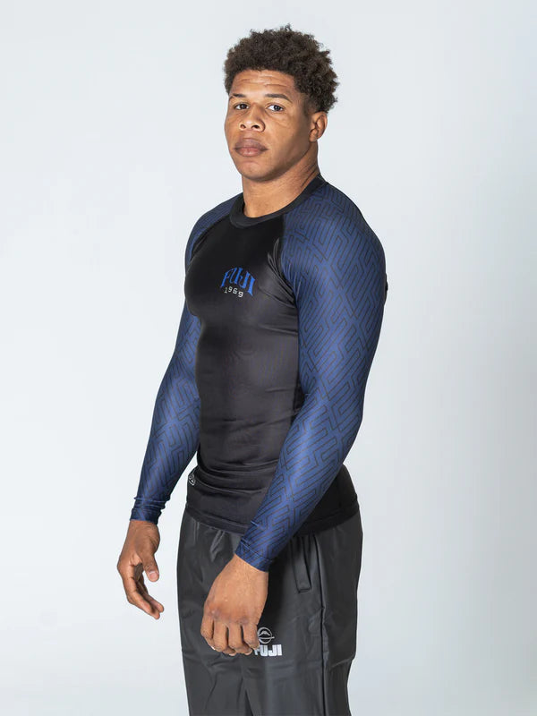 FUJI Oni Samurai Flex Lite Rashguard Blue