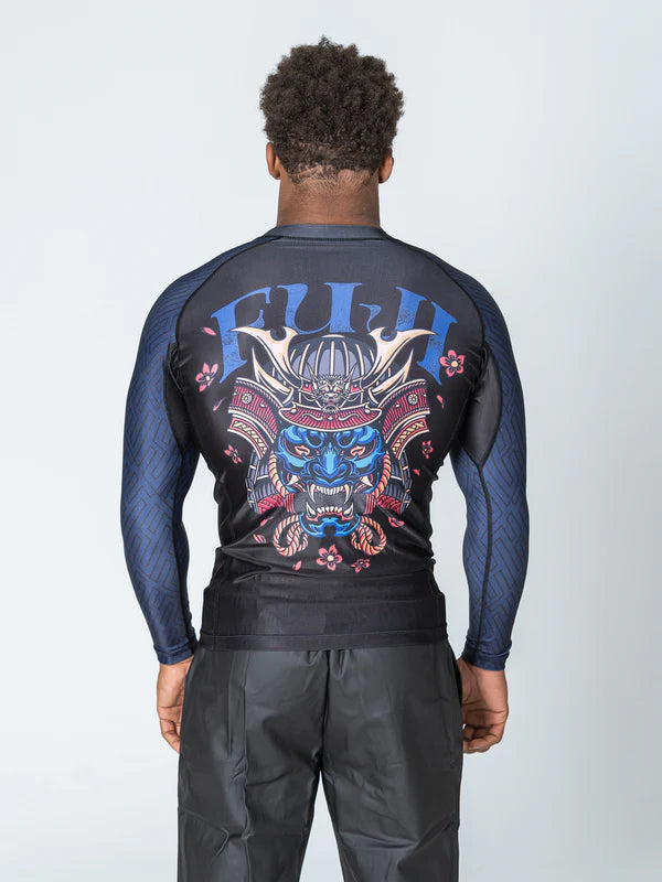 FUJI Oni Samurai Flex Lite Rashguard Blue