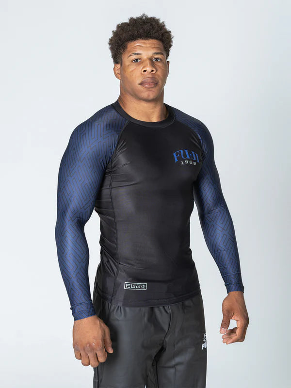 FUJI Oni Samurai Flex Lite Rashguard Blue