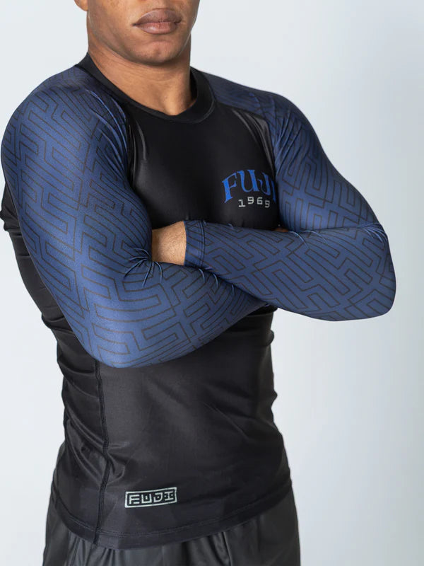 FUJI Oni Samurai Flex Lite Rashguard Blue