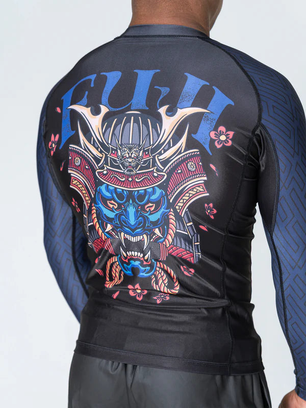 FUJI Oni Samurai Flex Lite Rashguard Blue