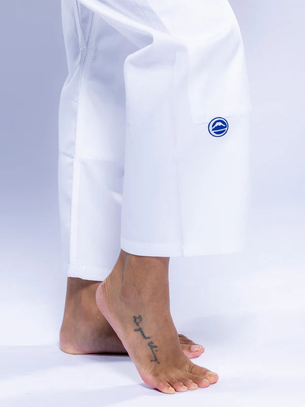 FUJI Womens Baseline 2.0 Slim Fit BJJ Gi White Navy