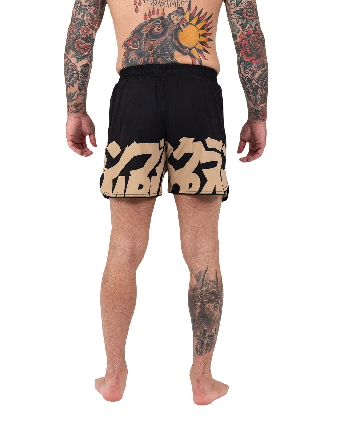 SCRAMBLE BAKA Shorts Black/Gold