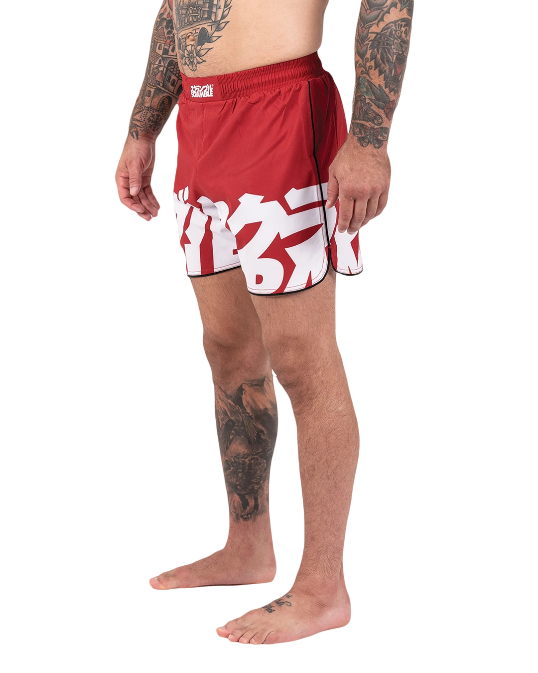 SCRAMBLE BAKA shorts Red/White