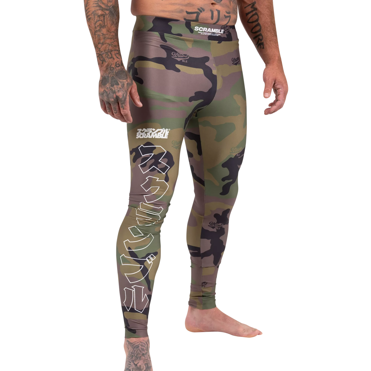 Scramble Base Spats – Woodland Camo