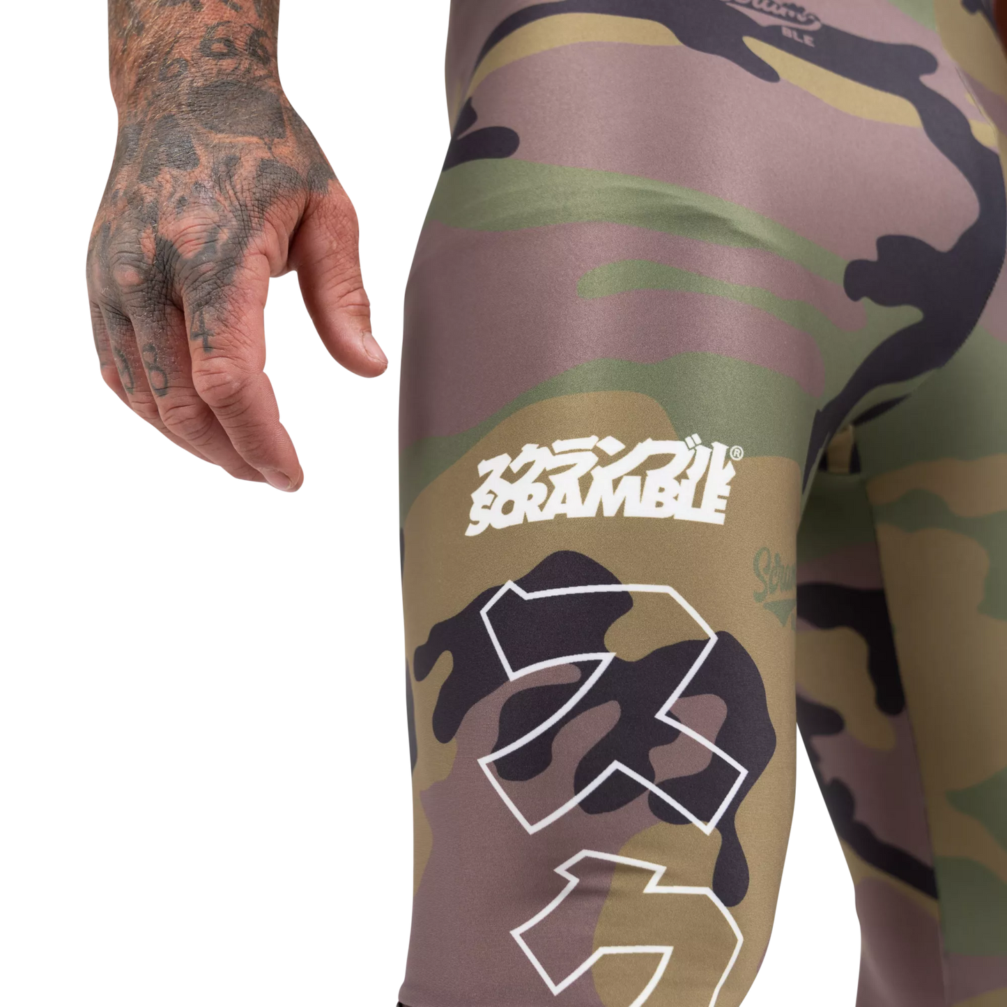 Scramble Base Spats – Woodland Camo