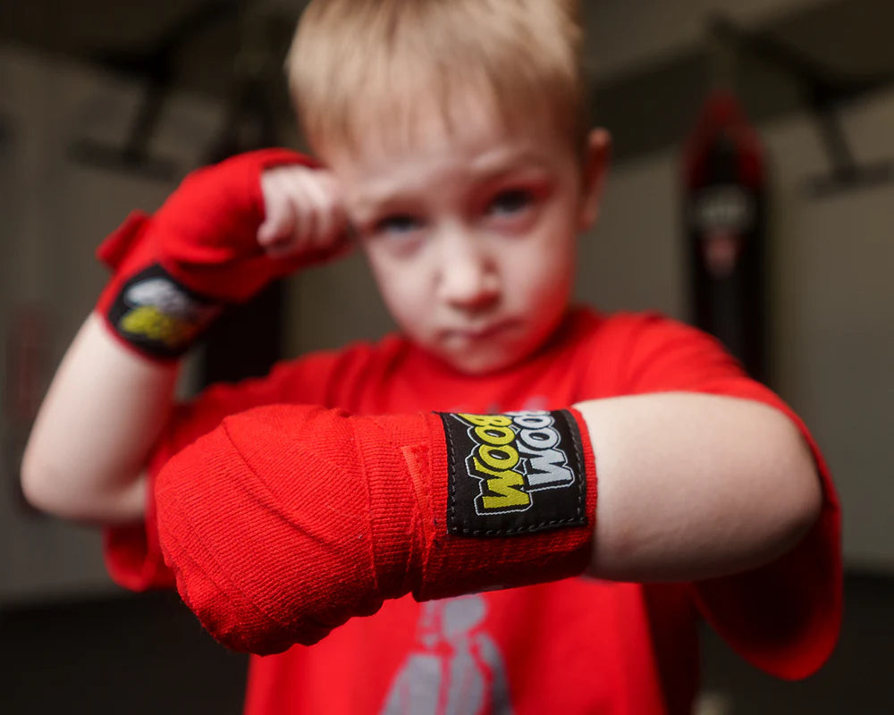 Title BOOM BOOM Boxing Kids Flex Hand Wraps