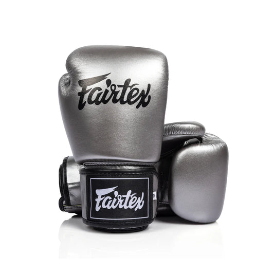FAIRTEX BGV1C-PLUS Boxing Gloves - Gun Metallic