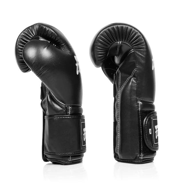 Fairtex BGV9C-Plus Mexican Style Boxing Gloves (BLACK)