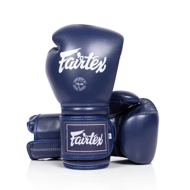 Fairtex BGV9C-Plus Mexican Style Boxing Gloves (NAVY BLUE)