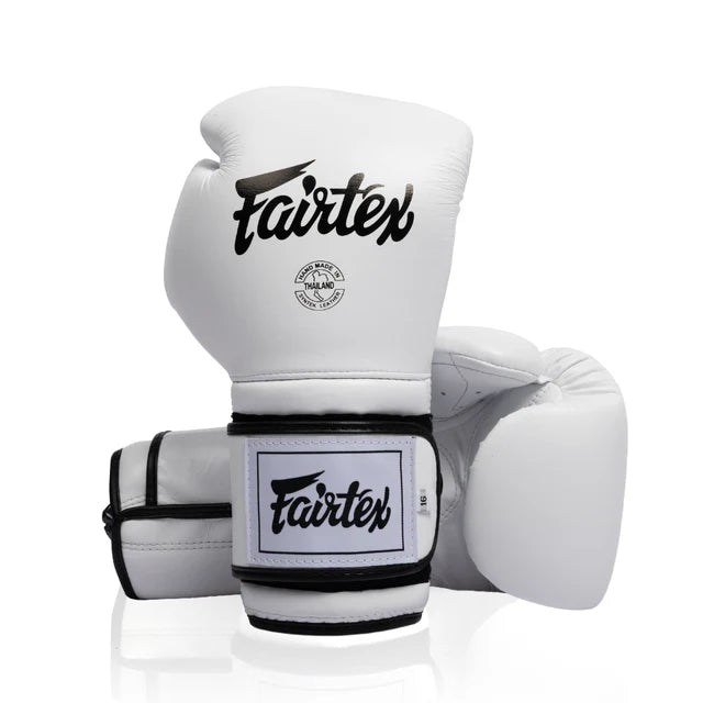 Fairtex BGV9C-Plus Mexican Style Boxing Gloves (WHITE)