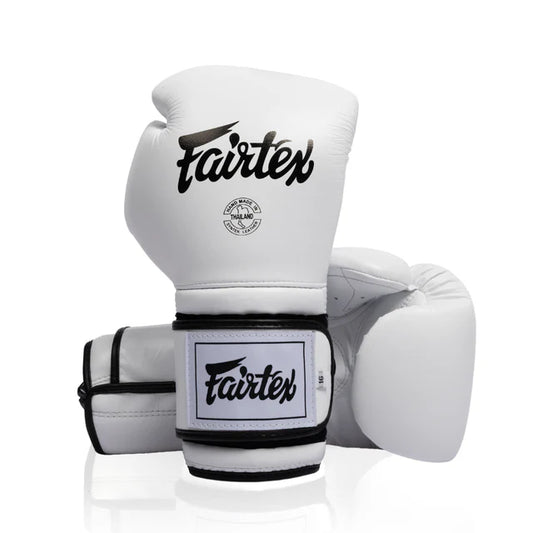 Fairtex BGV9C-Plus Mexican Style Boxing Gloves (WHITE)