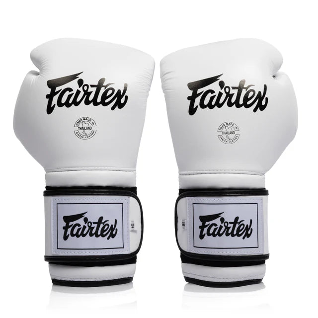 Fairtex BGV9C-Plus Mexican Style Boxing Gloves (WHITE)