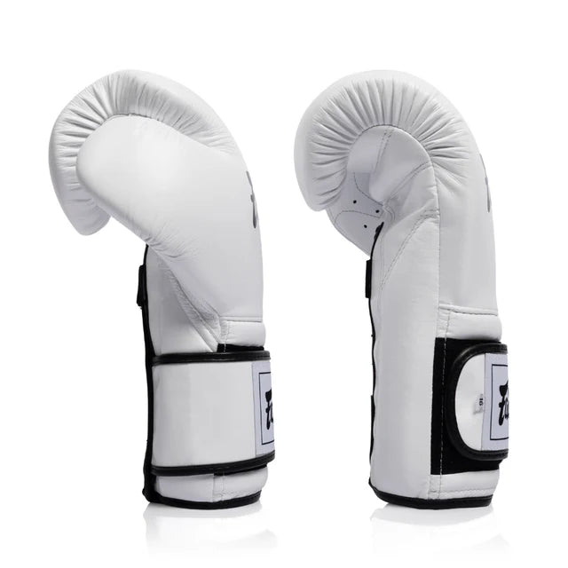 Fairtex BGV9C-Plus Mexican Style Boxing Gloves (WHITE)