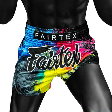 Fairtex Muay Thai Shorts - BS1938 Black Acid Jazz