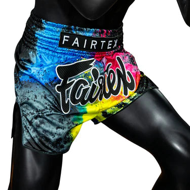 Fairtex Muay Thai Shorts - BS1938 Black Acid Jazz