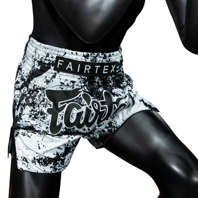 FAIRTEX  Muay Thai Shorts - BS1948 Grunge White