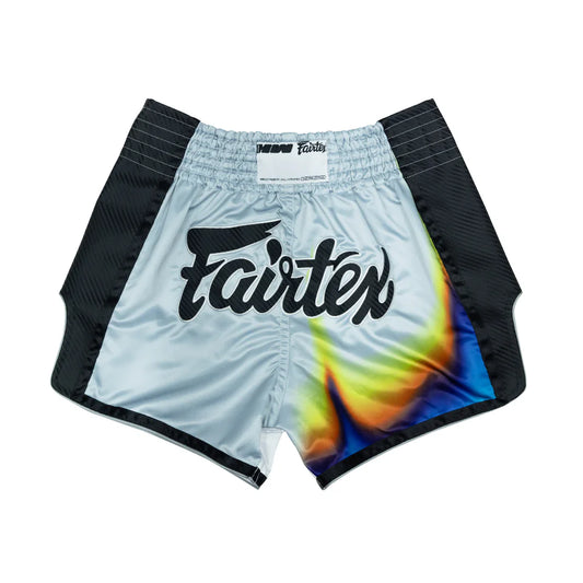 Fairtex x Milli Limited Edition Boxing Shorts (Silver)
