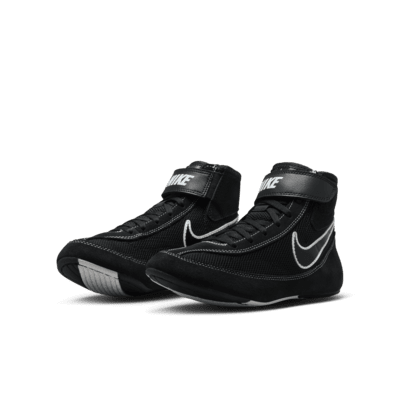Nike Speedsweep VII Wrestling Shoes [Black/Black-White]