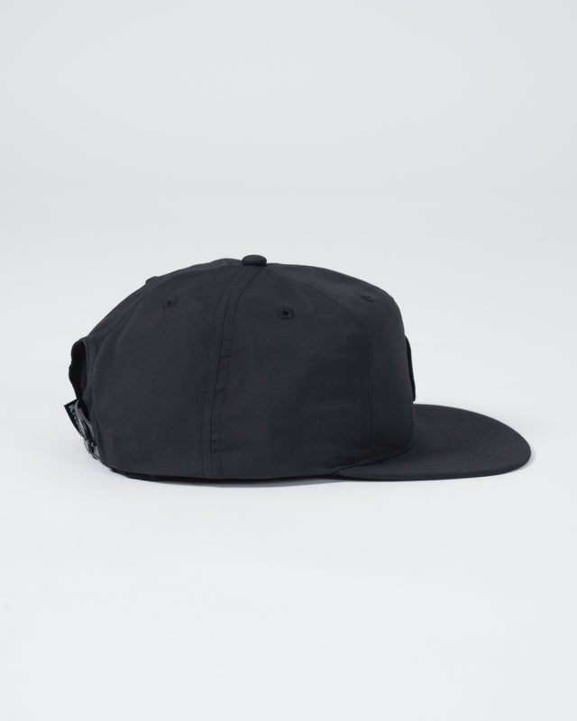 Kingz Crown Patch 5-Panel Strapback Hat - Black