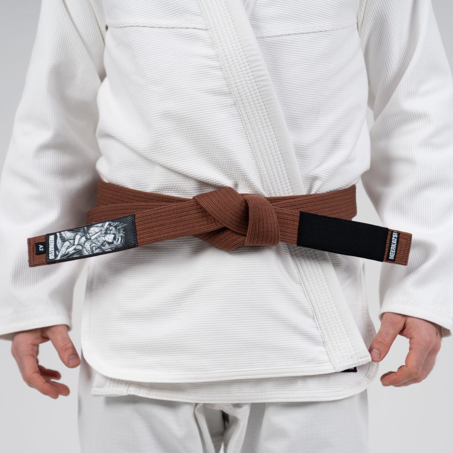 MEERKATSU HEAVENLY OBI V2.0 BJJ BELT– BROWN