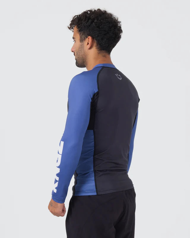 KINGZ Ranked Performance V2 L/S Rashguard {BLUE}