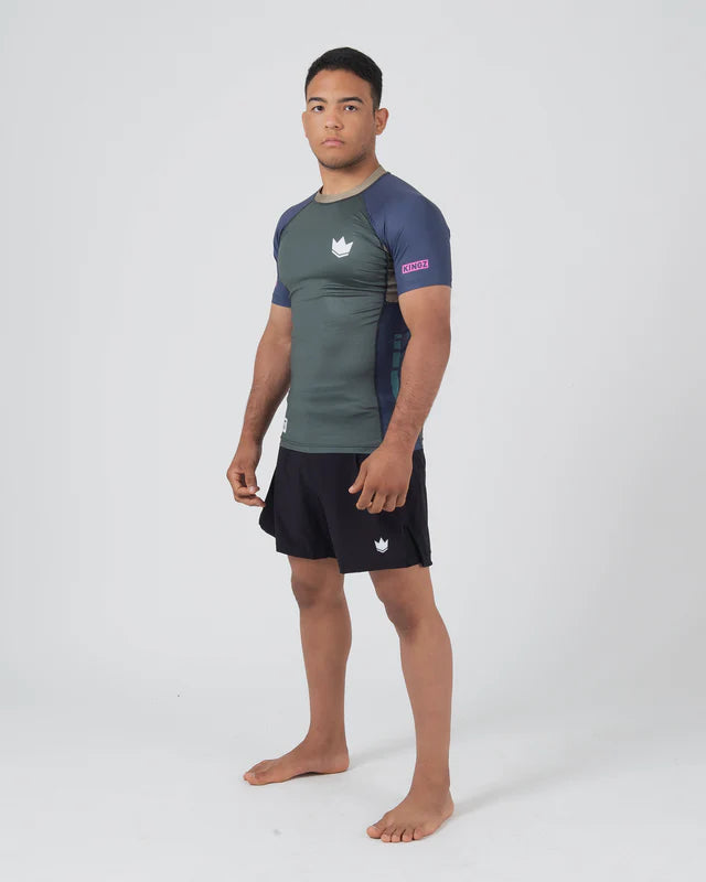 KINGZ Draft Shorts Sleeve Rashguard