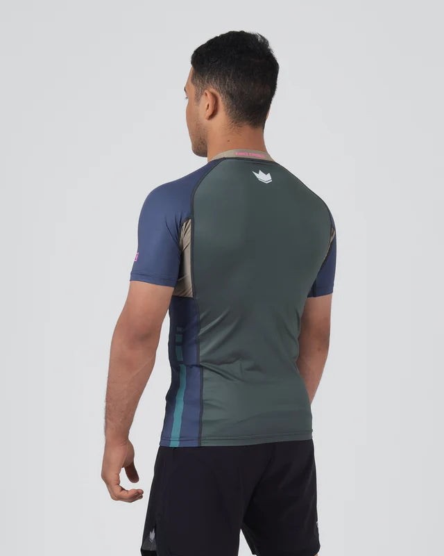 KINGZ Draft Shorts Sleeve Rashguard