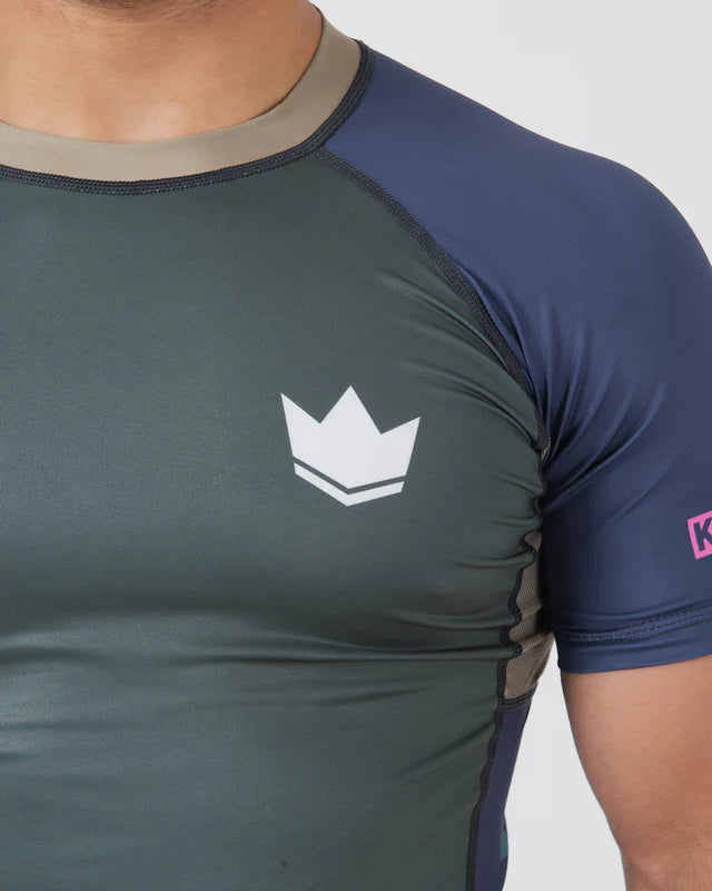 KINGZ Draft Shorts Sleeve Rashguard