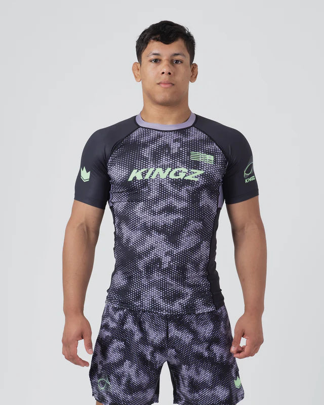 KINGZ Viper Shorts Sleeve Rashguard