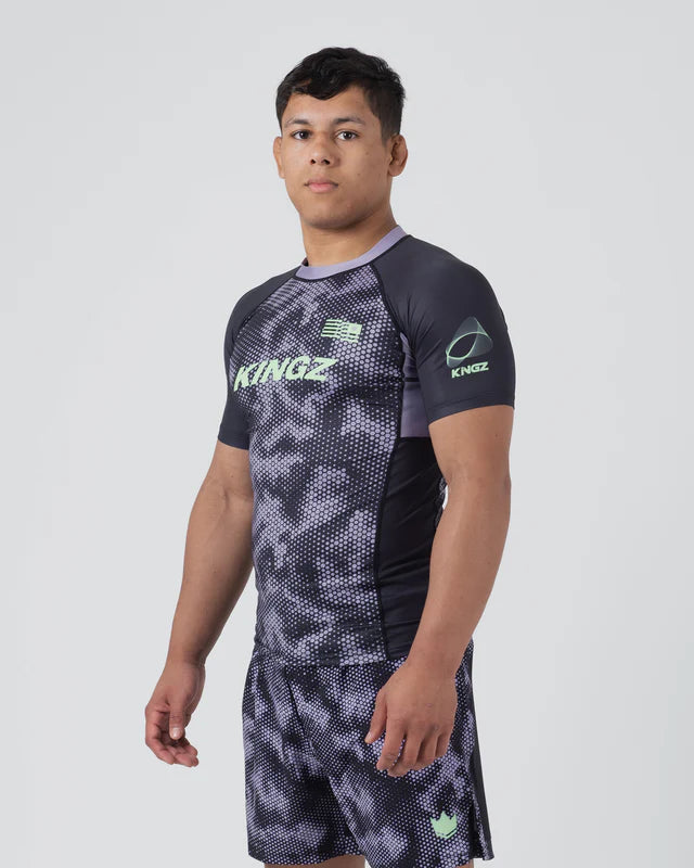 KINGZ Viper Shorts Sleeve Rashguard