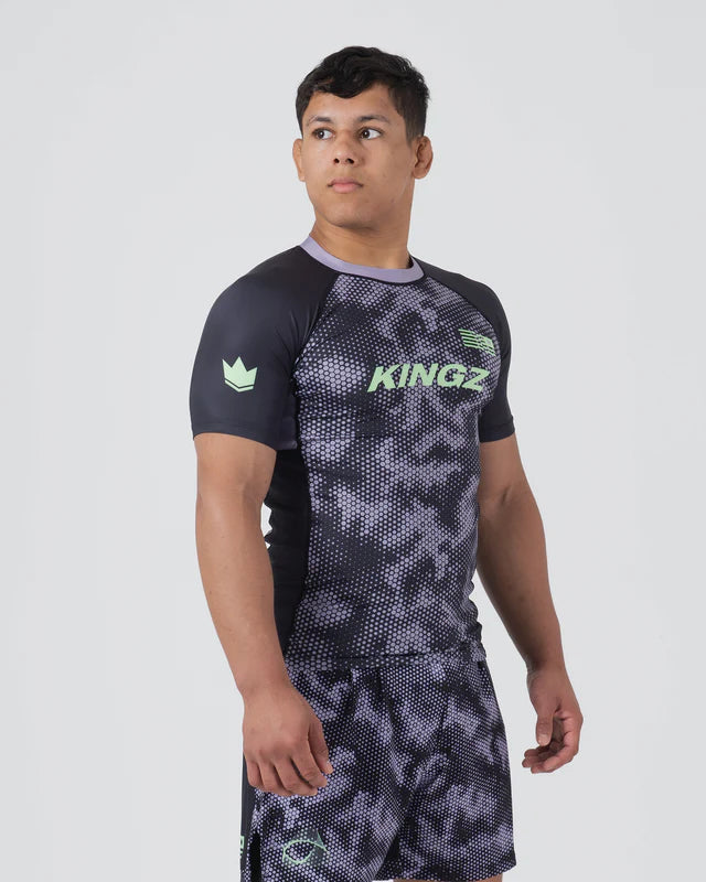KINGZ Viper Shorts Sleeve Rashguard