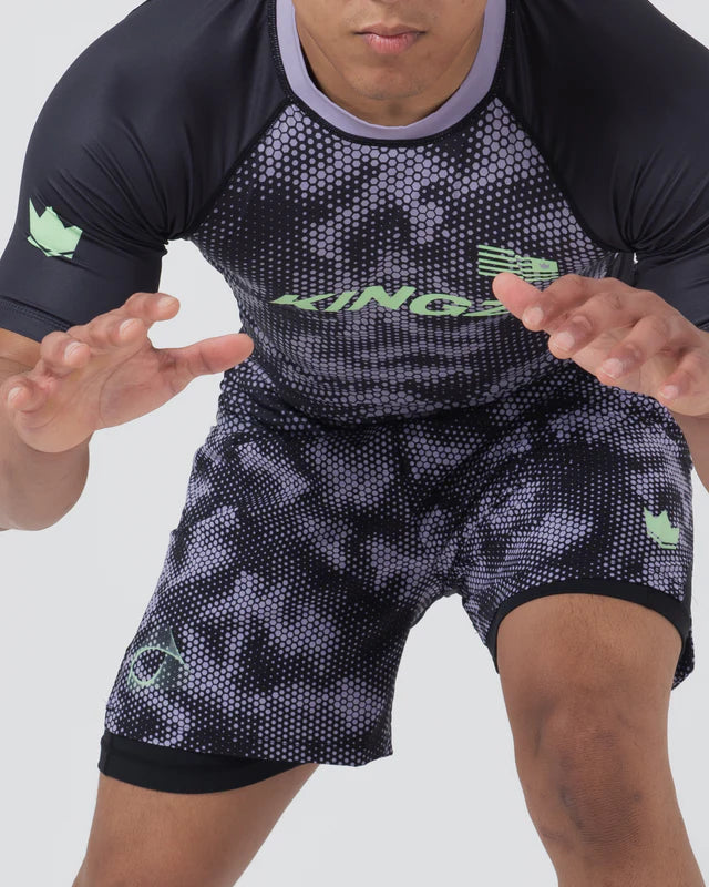 KINGZ Viper Shorts Sleeve Rashguard
