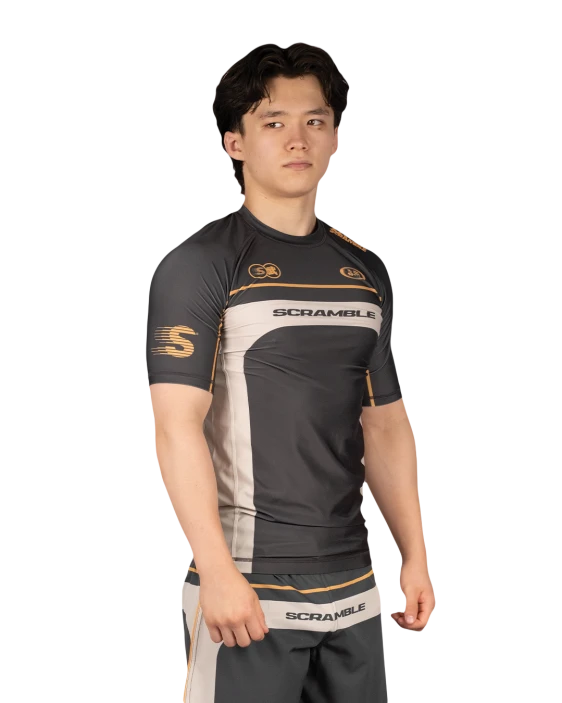 SCRAMBLE Duotone Rashguard BLACK