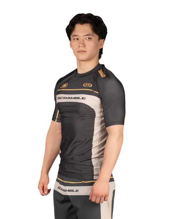 SCRAMBLE Duotone Rashguard BLACK