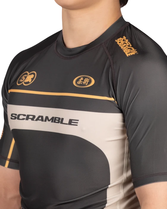 SCRAMBLE Duotone Rashguard BLACK