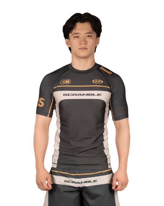 SCRAMBLE Duotone Rashguard BLACK